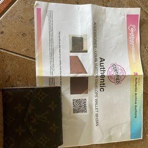 LV Monogram Envelope Wallet